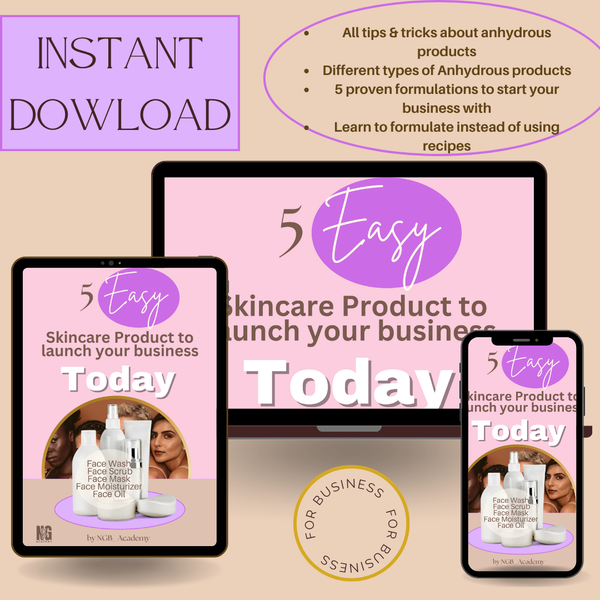 5 EASY Skincare Products to launch your business TODAY