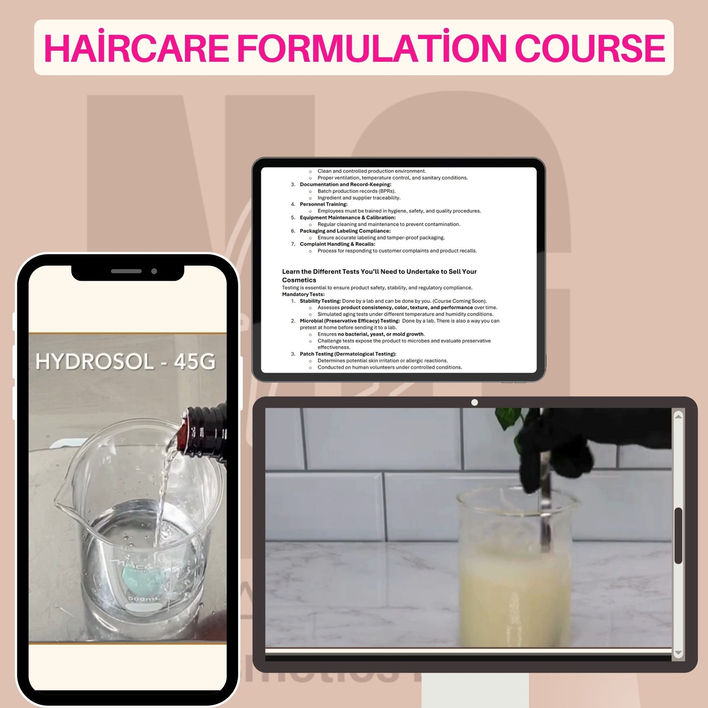 Haircare Formulation Course