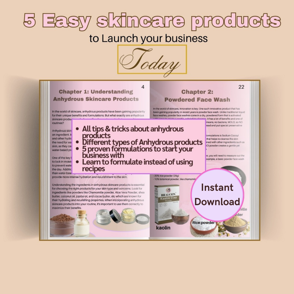 5 EASY Skincare Products to launch your business TODAY