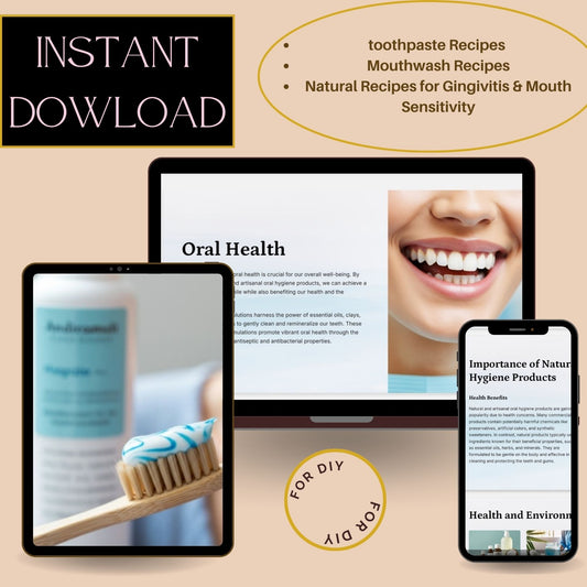 Natural DIY Toothpaste, Mouthwash and Oral problems Recipes