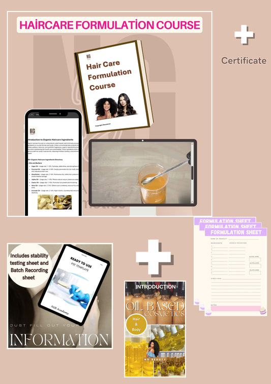 Haircare Formulation Course